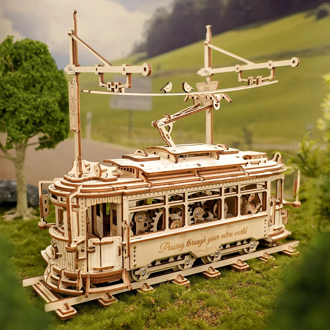 ROKR Classic City Tram 3D Wooden Puzzle