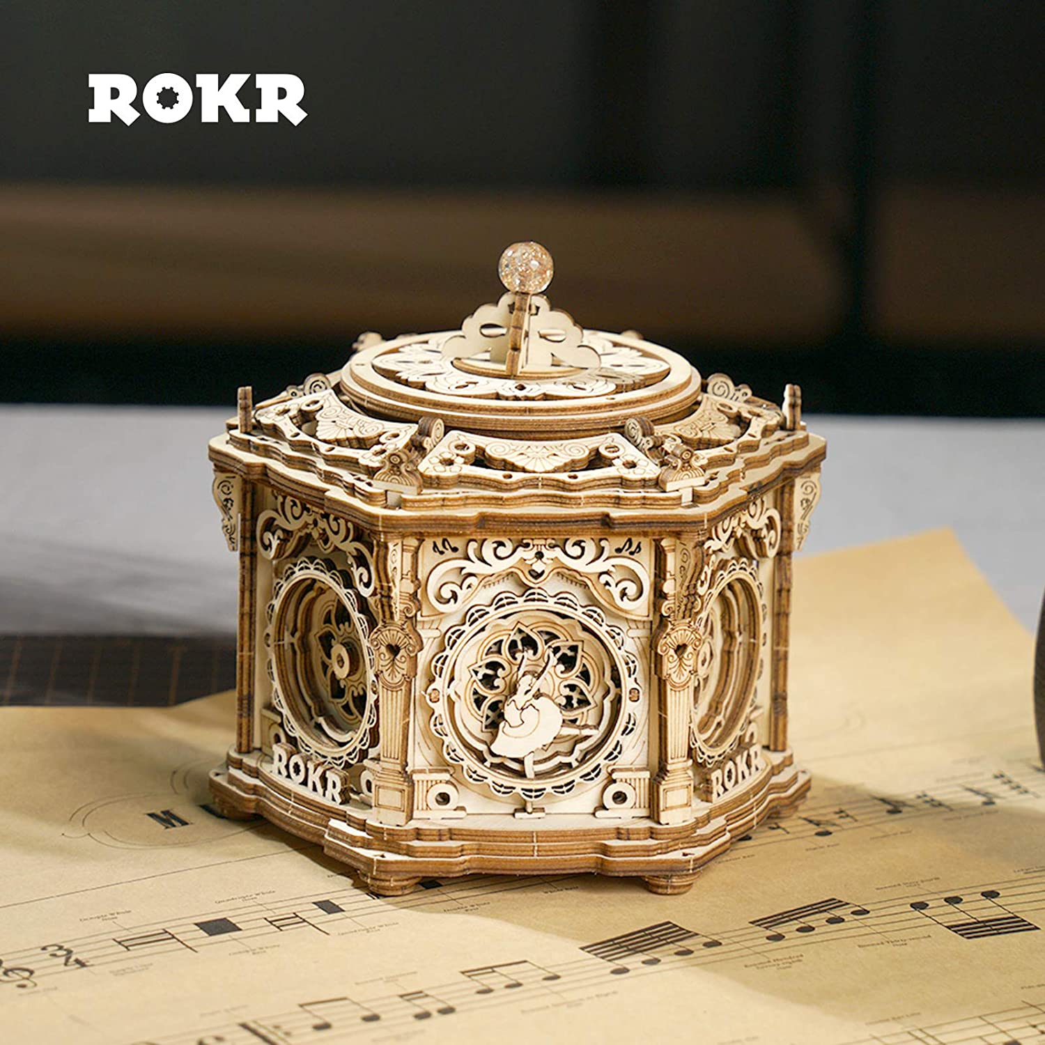Robotime ROKR Secret Garden DIY Music Box Kit