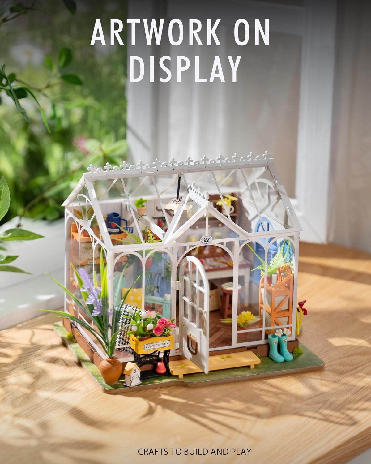 Rolife Mengyu Flower House DIY Miniature Dollhouse Kit